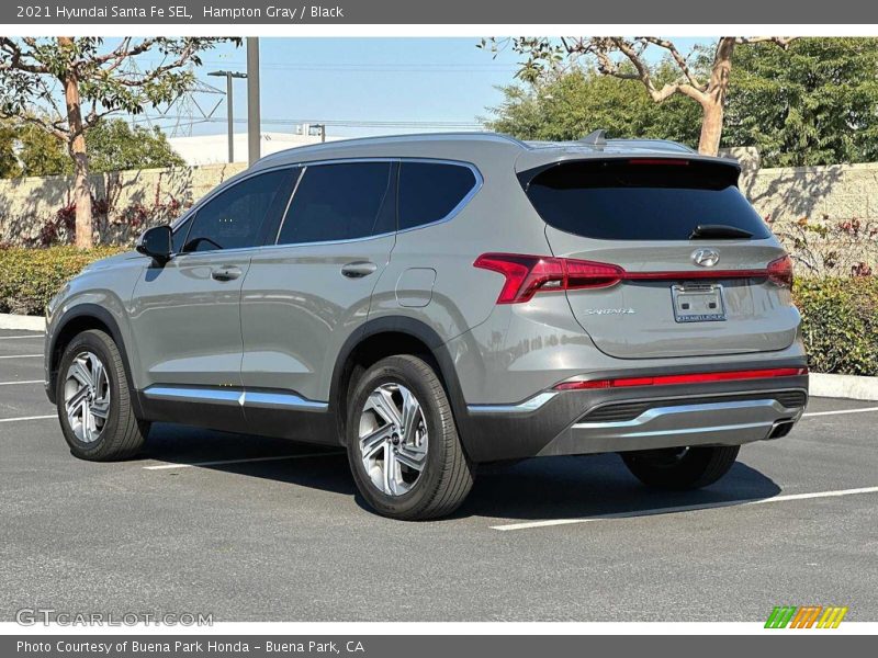Hampton Gray / Black 2021 Hyundai Santa Fe SEL