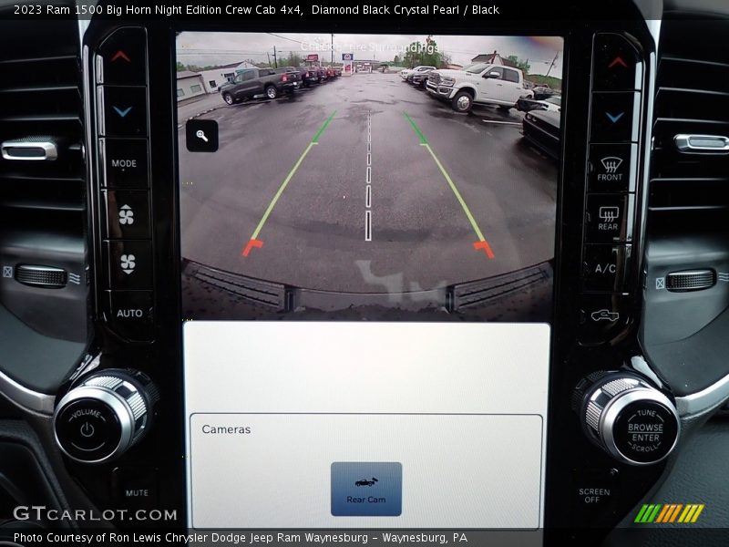 Diamond Black Crystal Pearl / Black 2023 Ram 1500 Big Horn Night Edition Crew Cab 4x4