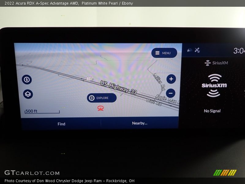 Platinum White Pearl / Ebony 2022 Acura RDX A-Spec Advantage AWD