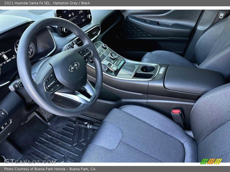 Hampton Gray / Black 2021 Hyundai Santa Fe SEL