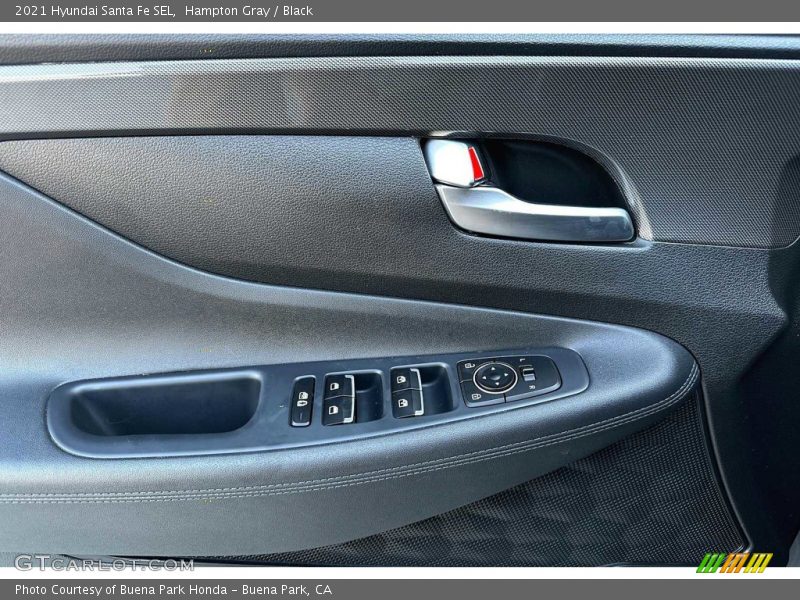 Hampton Gray / Black 2021 Hyundai Santa Fe SEL