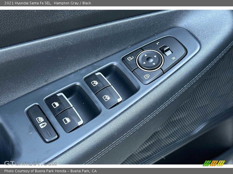 Hampton Gray / Black 2021 Hyundai Santa Fe SEL