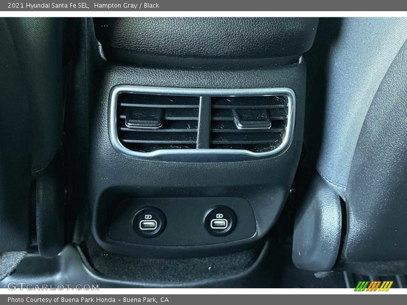 Hampton Gray / Black 2021 Hyundai Santa Fe SEL