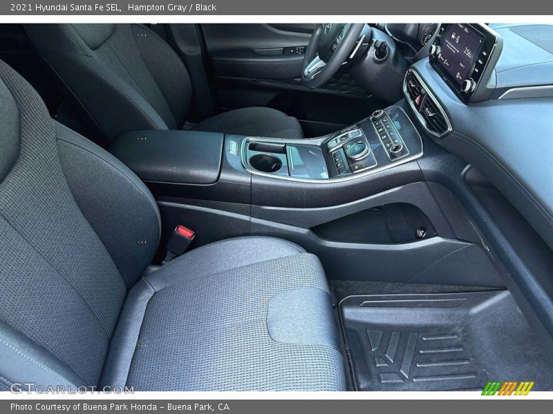 Hampton Gray / Black 2021 Hyundai Santa Fe SEL