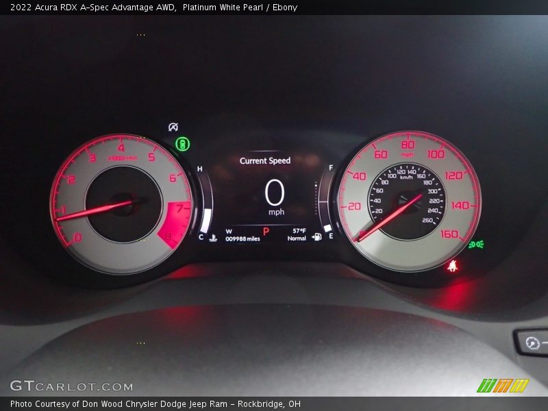  2022 RDX A-Spec Advantage AWD A-Spec Advantage AWD Gauges