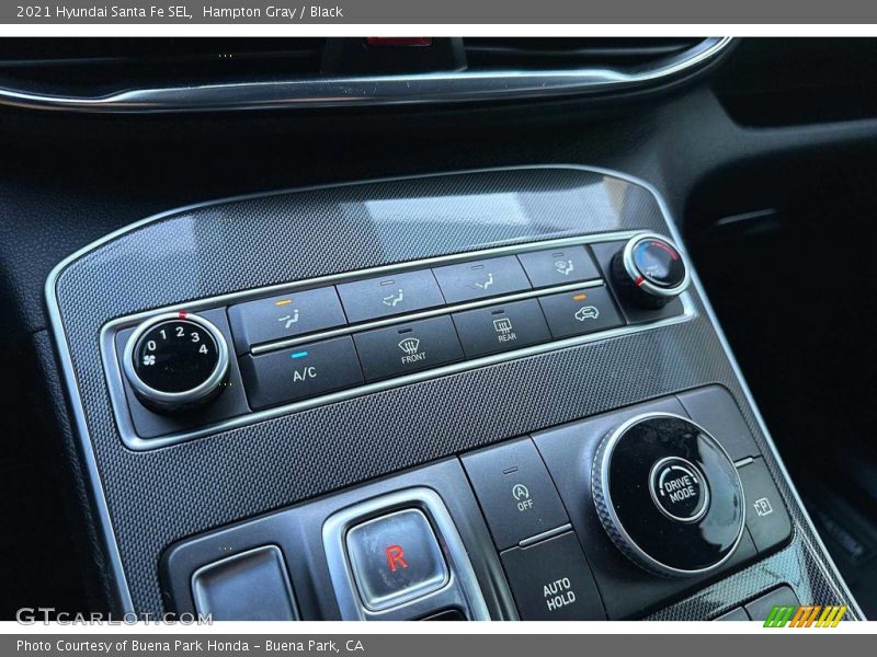 Hampton Gray / Black 2021 Hyundai Santa Fe SEL