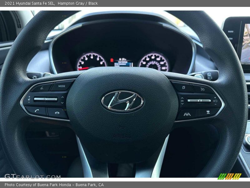 Hampton Gray / Black 2021 Hyundai Santa Fe SEL