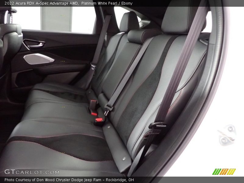 Rear Seat of 2022 RDX A-Spec Advantage AWD