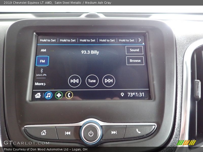 Satin Steel Metallic / Medium Ash Gray 2019 Chevrolet Equinox LT AWD