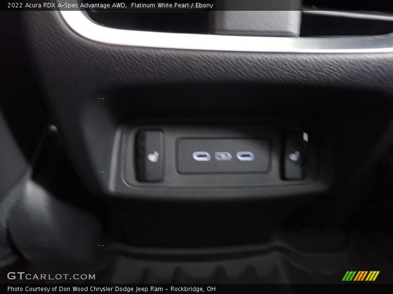 Platinum White Pearl / Ebony 2022 Acura RDX A-Spec Advantage AWD