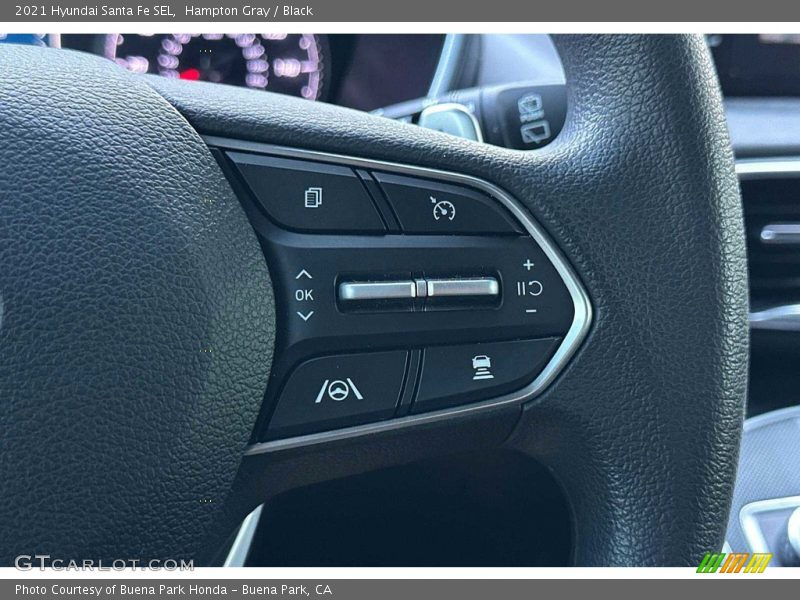 Hampton Gray / Black 2021 Hyundai Santa Fe SEL
