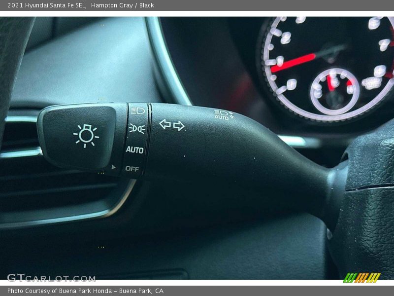 Hampton Gray / Black 2021 Hyundai Santa Fe SEL