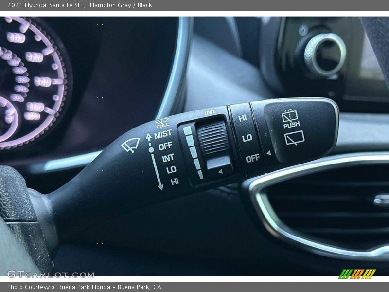 Hampton Gray / Black 2021 Hyundai Santa Fe SEL