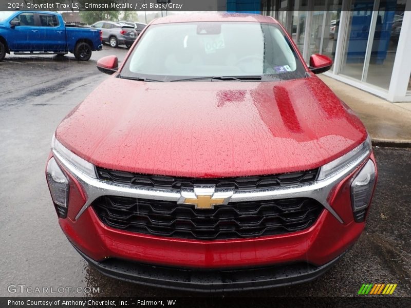 Crimson Metallic / Jet Black/Gray 2024 Chevrolet Trax LS