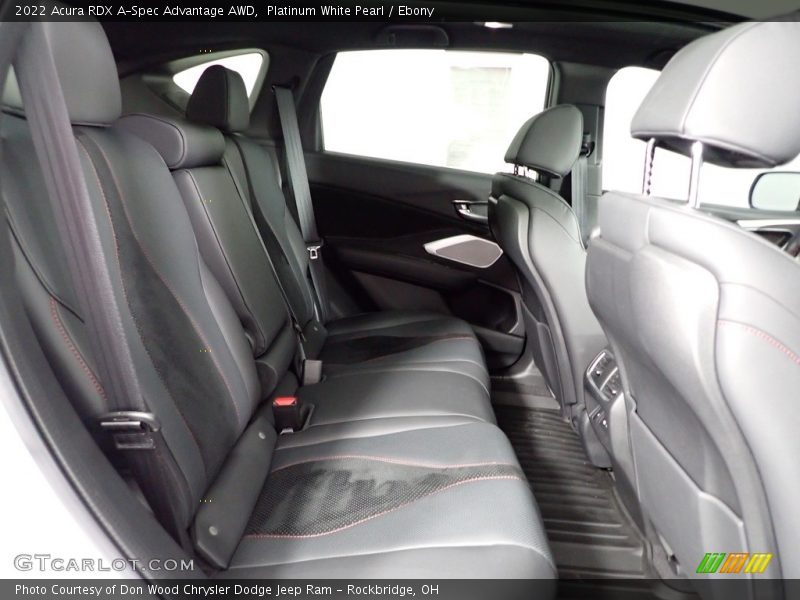 Rear Seat of 2022 RDX A-Spec Advantage AWD