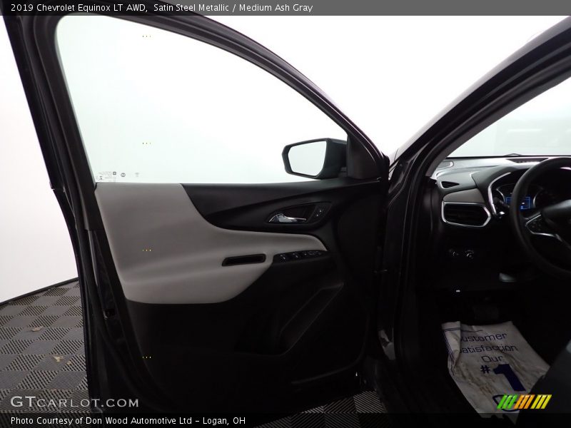Satin Steel Metallic / Medium Ash Gray 2019 Chevrolet Equinox LT AWD