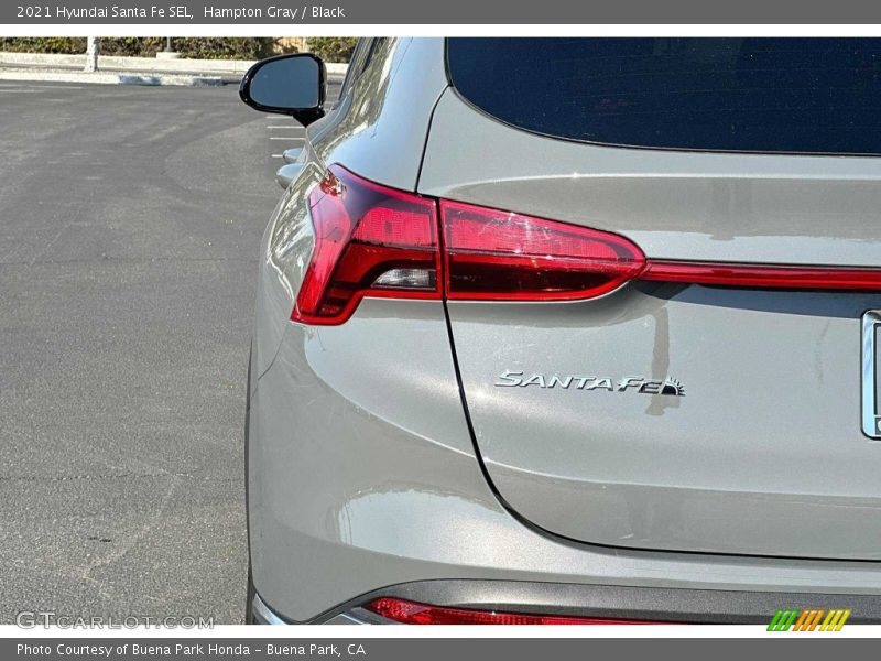 Hampton Gray / Black 2021 Hyundai Santa Fe SEL