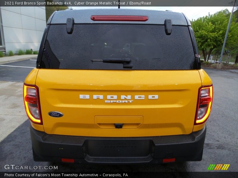 Cyber Orange Metallic Tricoat / Ebony/Roast 2021 Ford Bronco Sport Badlands 4x4