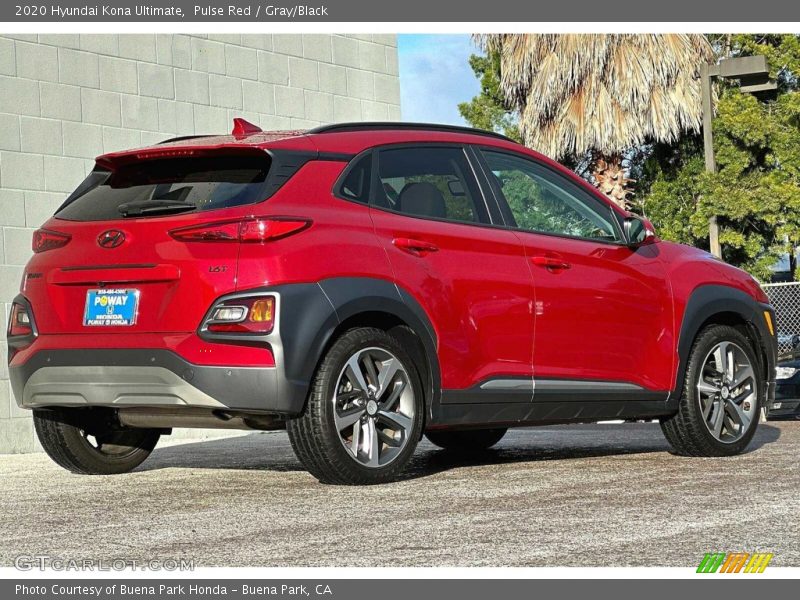 Pulse Red / Gray/Black 2020 Hyundai Kona Ultimate