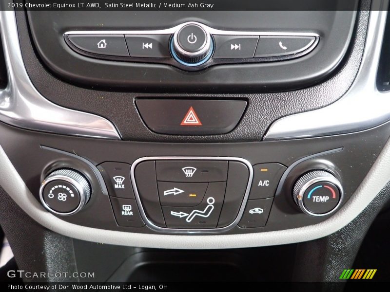 Satin Steel Metallic / Medium Ash Gray 2019 Chevrolet Equinox LT AWD