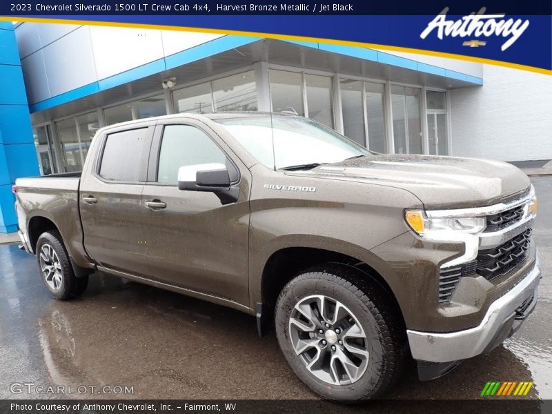 Harvest Bronze Metallic / Jet Black 2023 Chevrolet Silverado 1500 LT Crew Cab 4x4