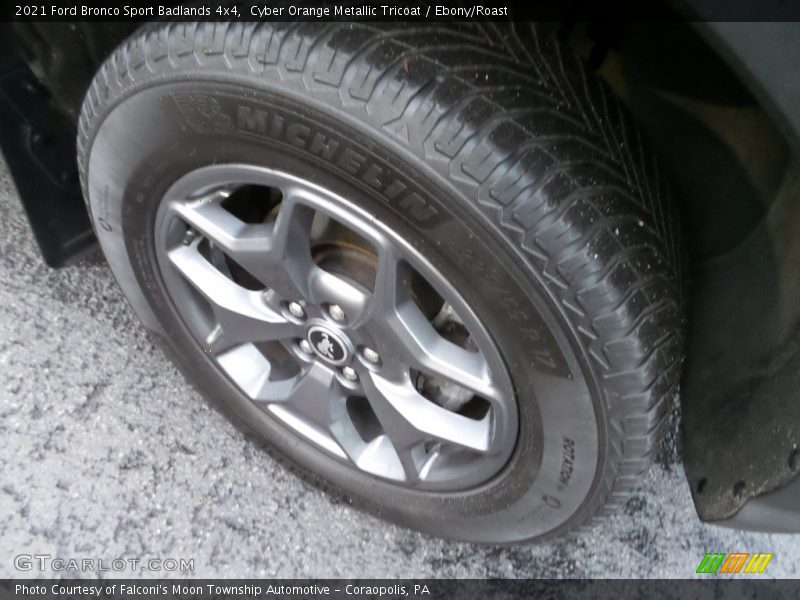 Cyber Orange Metallic Tricoat / Ebony/Roast 2021 Ford Bronco Sport Badlands 4x4