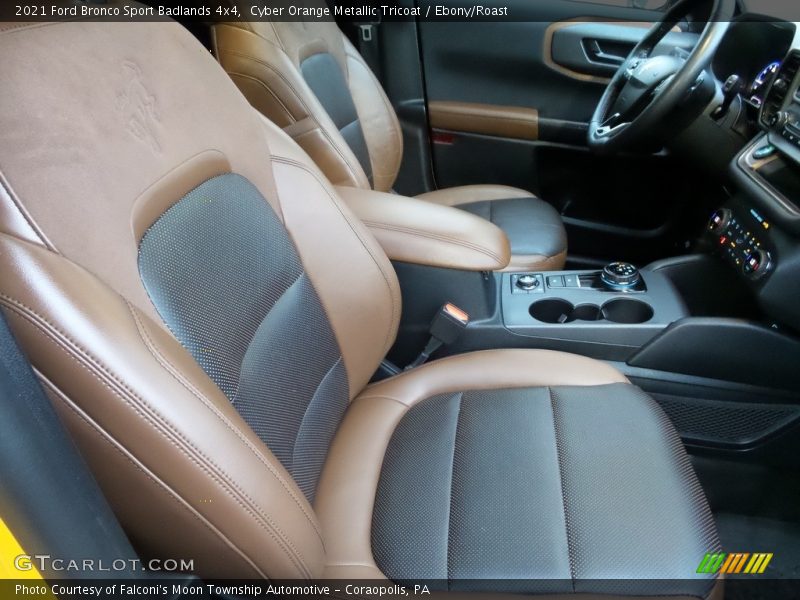 Cyber Orange Metallic Tricoat / Ebony/Roast 2021 Ford Bronco Sport Badlands 4x4