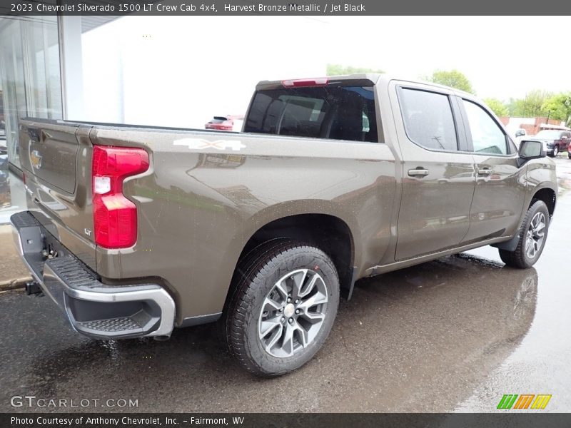 Harvest Bronze Metallic / Jet Black 2023 Chevrolet Silverado 1500 LT Crew Cab 4x4
