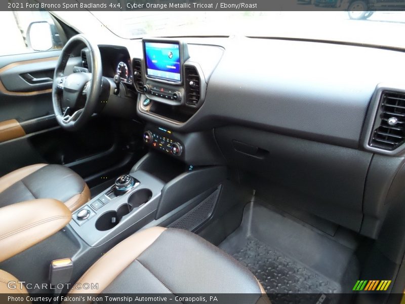 Cyber Orange Metallic Tricoat / Ebony/Roast 2021 Ford Bronco Sport Badlands 4x4