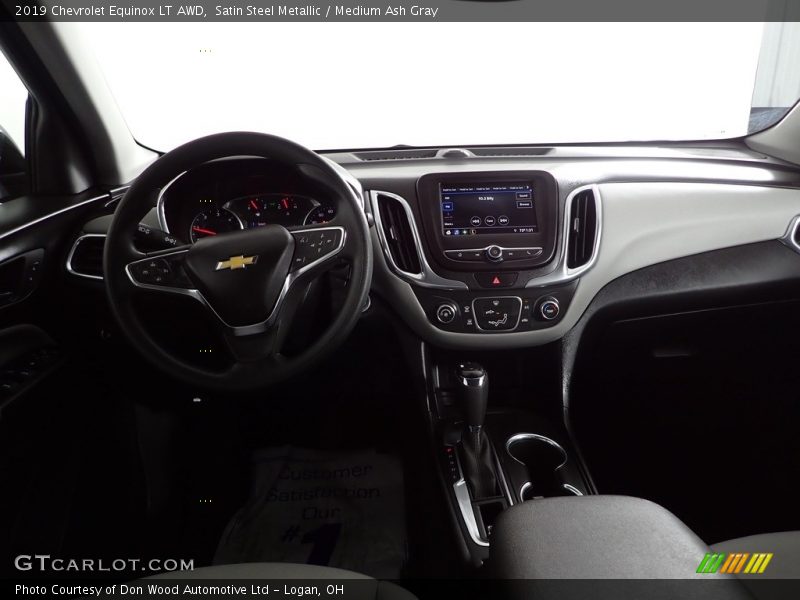 Satin Steel Metallic / Medium Ash Gray 2019 Chevrolet Equinox LT AWD
