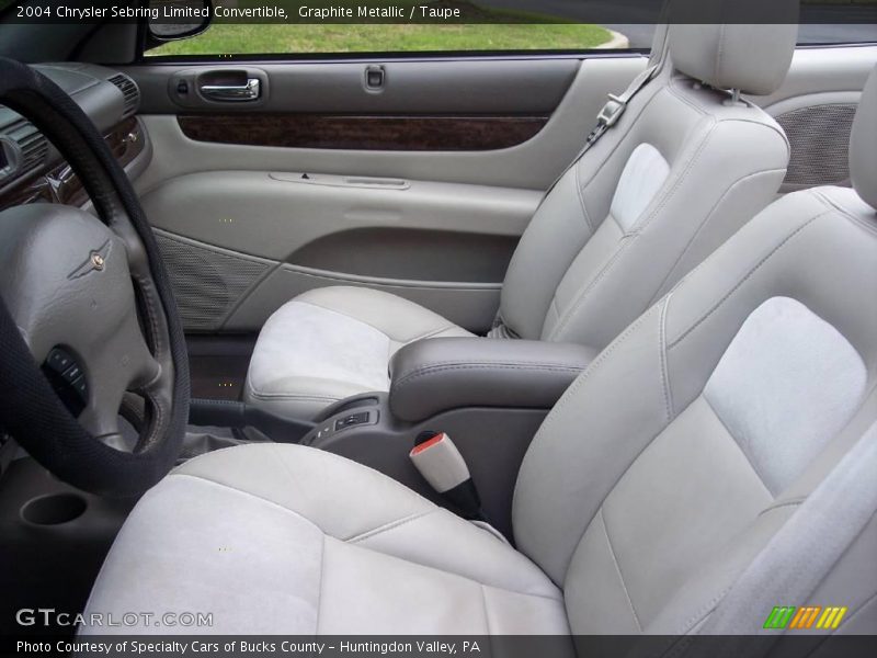 Graphite Metallic / Taupe 2004 Chrysler Sebring Limited Convertible