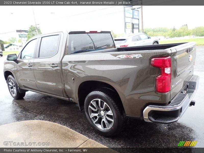 Harvest Bronze Metallic / Jet Black 2023 Chevrolet Silverado 1500 LT Crew Cab 4x4