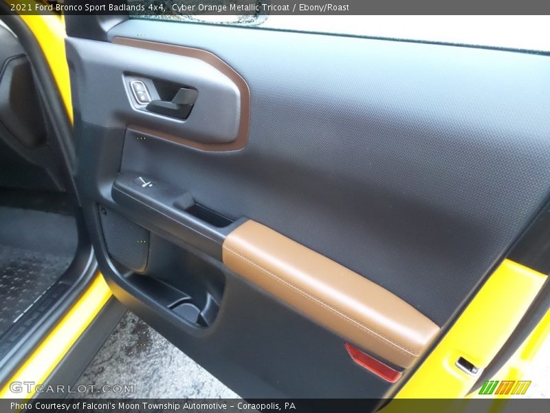 Cyber Orange Metallic Tricoat / Ebony/Roast 2021 Ford Bronco Sport Badlands 4x4