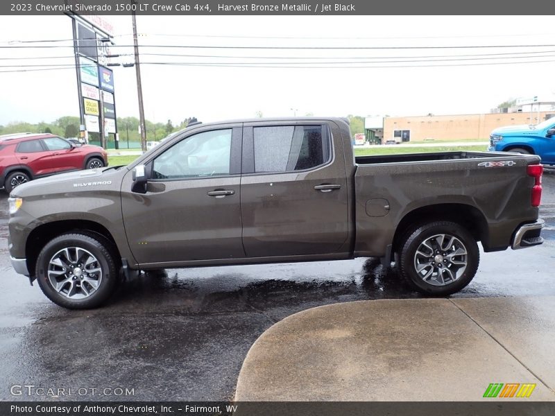 Harvest Bronze Metallic / Jet Black 2023 Chevrolet Silverado 1500 LT Crew Cab 4x4