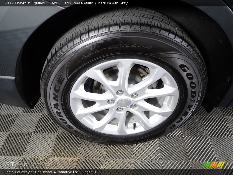 Satin Steel Metallic / Medium Ash Gray 2019 Chevrolet Equinox LT AWD