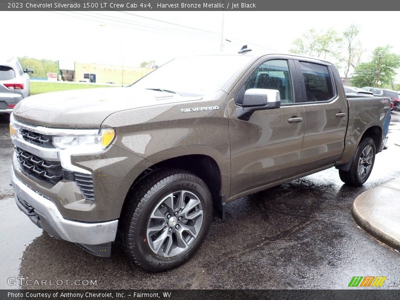 Harvest Bronze Metallic / Jet Black 2023 Chevrolet Silverado 1500 LT Crew Cab 4x4
