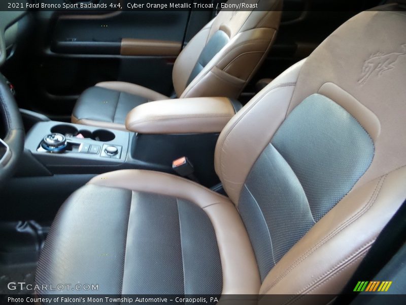 Cyber Orange Metallic Tricoat / Ebony/Roast 2021 Ford Bronco Sport Badlands 4x4