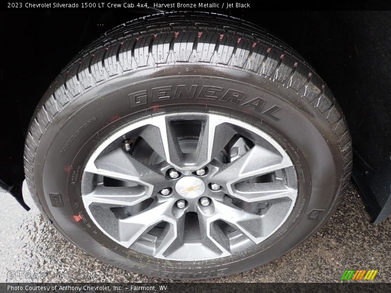Harvest Bronze Metallic / Jet Black 2023 Chevrolet Silverado 1500 LT Crew Cab 4x4