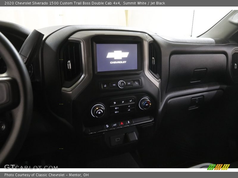 Summit White / Jet Black 2020 Chevrolet Silverado 1500 Custom Trail Boss Double Cab 4x4