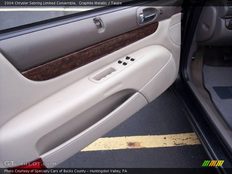 Graphite Metallic / Taupe 2004 Chrysler Sebring Limited Convertible