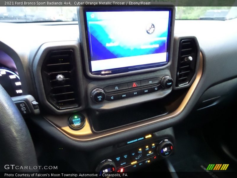 Cyber Orange Metallic Tricoat / Ebony/Roast 2021 Ford Bronco Sport Badlands 4x4
