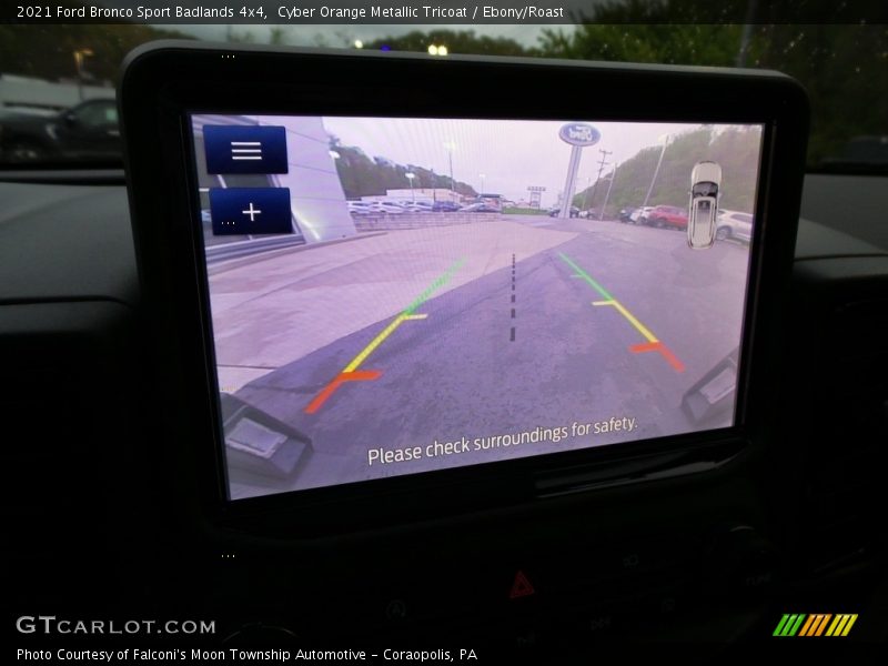 Cyber Orange Metallic Tricoat / Ebony/Roast 2021 Ford Bronco Sport Badlands 4x4