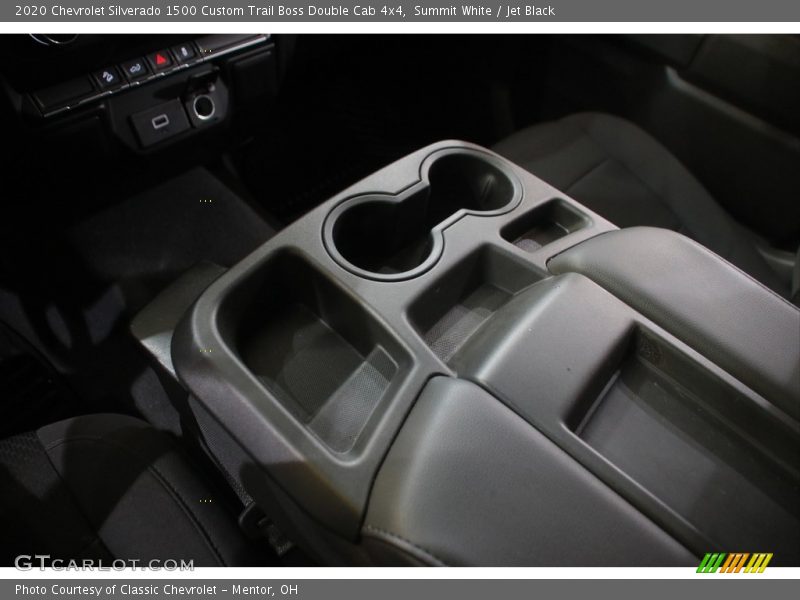 Summit White / Jet Black 2020 Chevrolet Silverado 1500 Custom Trail Boss Double Cab 4x4