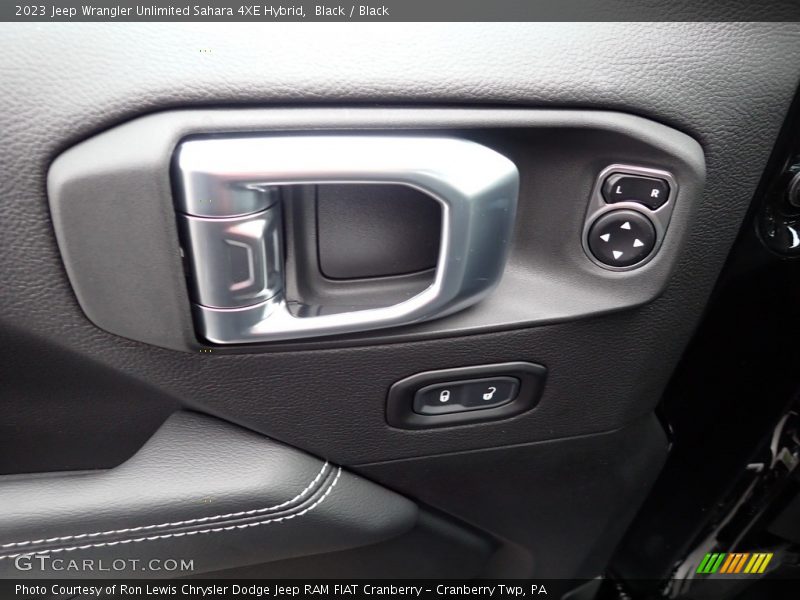 Black / Black 2023 Jeep Wrangler Unlimited Sahara 4XE Hybrid