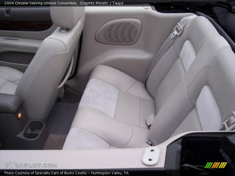 Graphite Metallic / Taupe 2004 Chrysler Sebring Limited Convertible