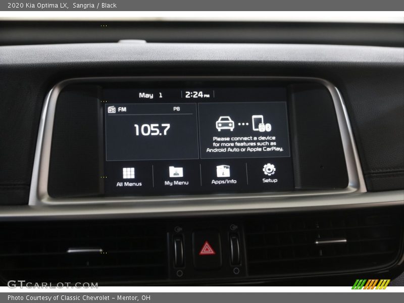 Sangria / Black 2020 Kia Optima LX