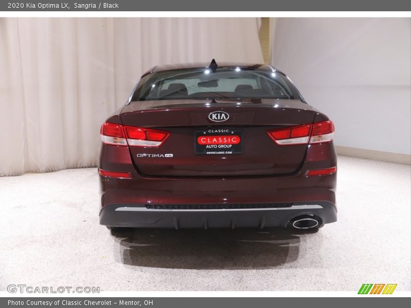 Sangria / Black 2020 Kia Optima LX