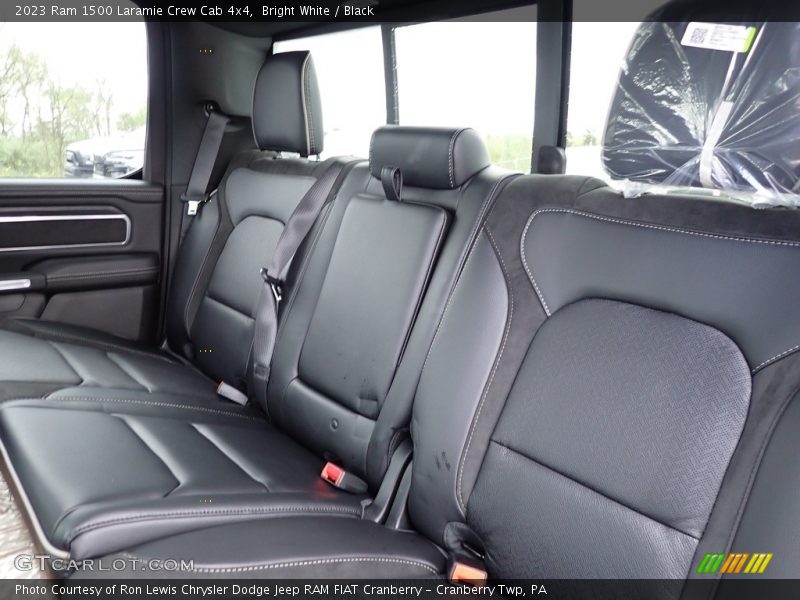 Bright White / Black 2023 Ram 1500 Laramie Crew Cab 4x4