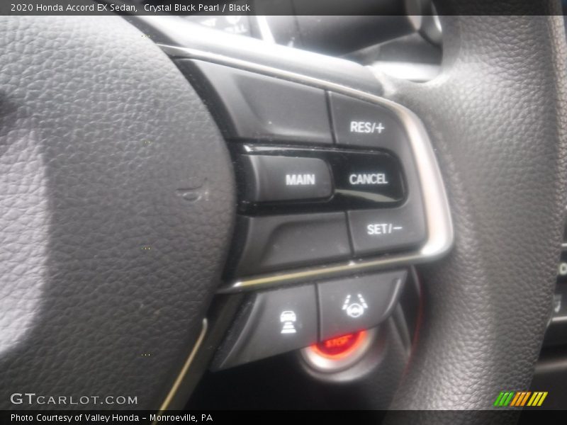 Crystal Black Pearl / Black 2020 Honda Accord EX Sedan