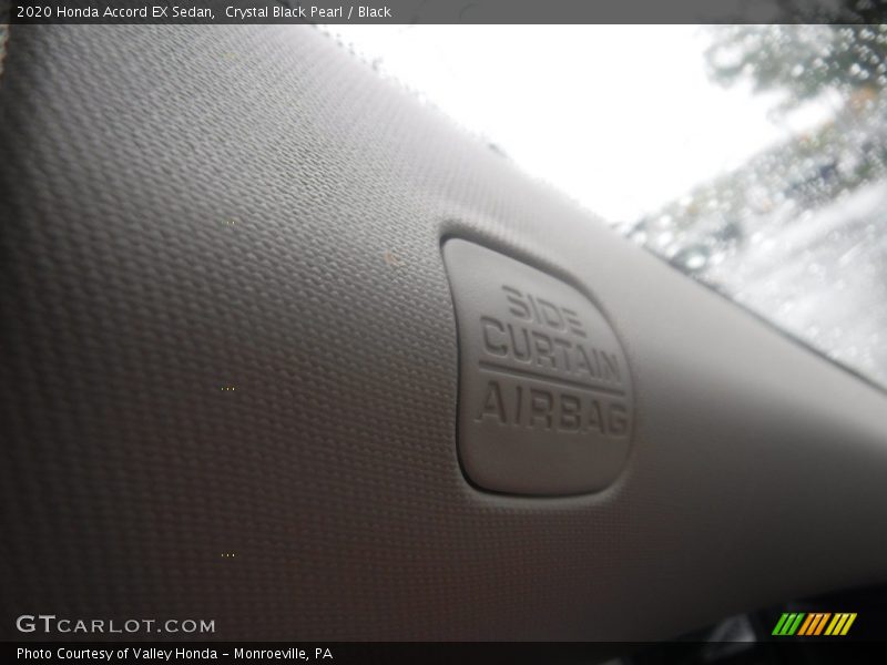 Crystal Black Pearl / Black 2020 Honda Accord EX Sedan